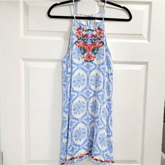 THML sleeveless print dress size L - Picture 1 of 16